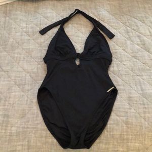 Black Michael Kors One Piece Swimsuit